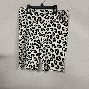 Nordstrom Kids Leopard Print Shorts - Black and Pink